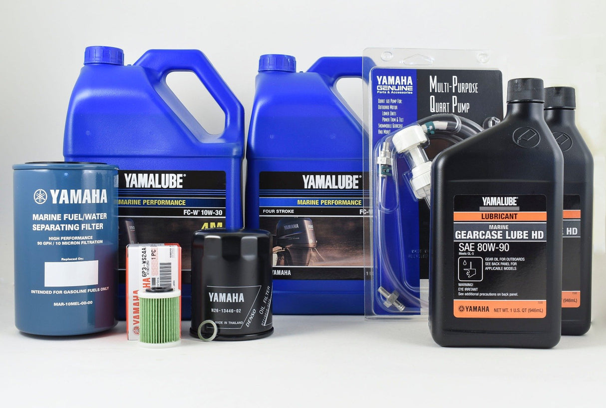 Yamaha VF200 VF225 VF250 SHO 20 Hour Service Maintenance Kit - Yamalube 10W-30 - All Models
