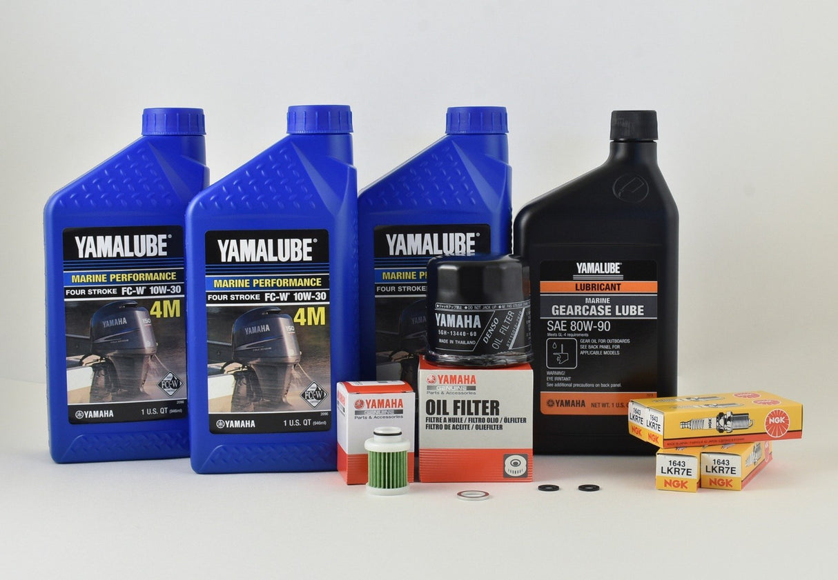 Yamaha F70 100 Hour Service Maintenance Kit - Yamalube 10W-30 - All Models