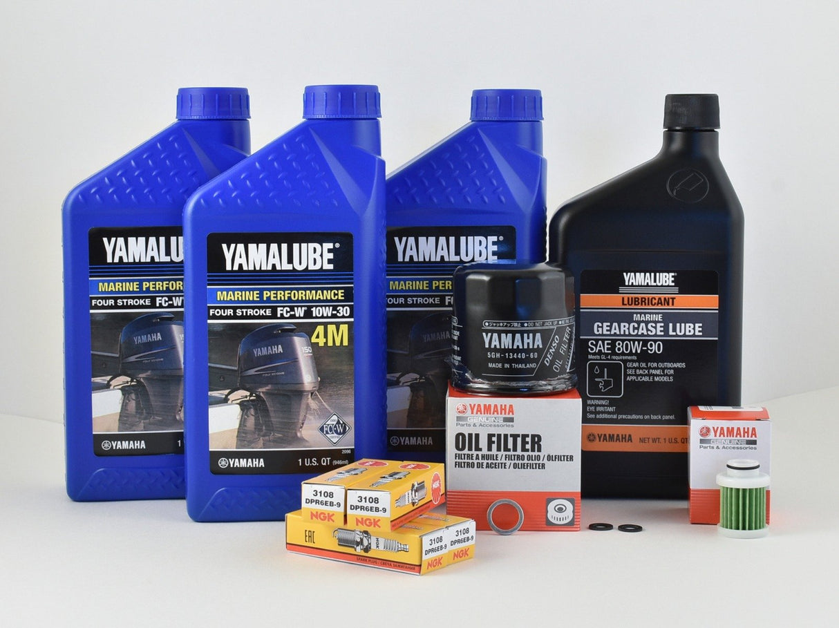 Yamaha F60 100 Hour Service Maintenance Kit - Yamalube 10W-30 - 2006-Current