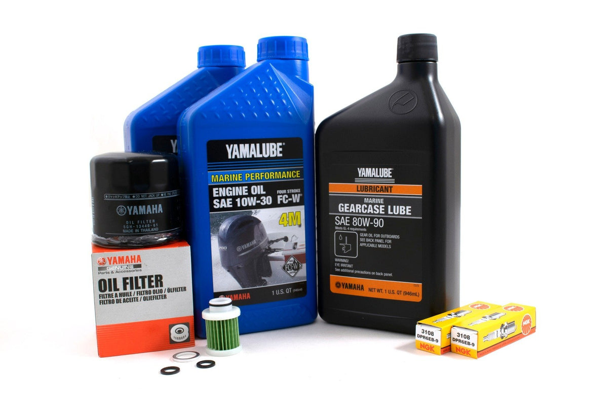 Yamaha F25C 100 Hour Service Maintenance Kit - Yamalube 10W-30 - 2016-Current