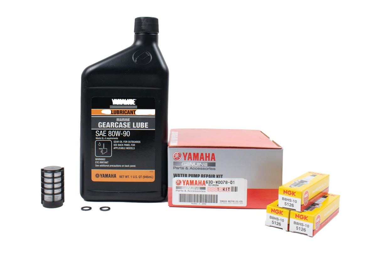 Yamaha - 50 2-Stroke 100 Hour Service Maintenance Kit w/ Cooling - 2000-2009