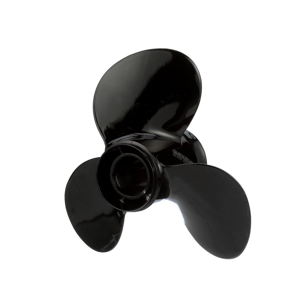 Mercury - Black Diamond Quicksilver Propeller - 3-Blade - 85 to 140 HP Evinrude - Johnson V-4 - 14 Dia. - 13 Pitch - QA3832X