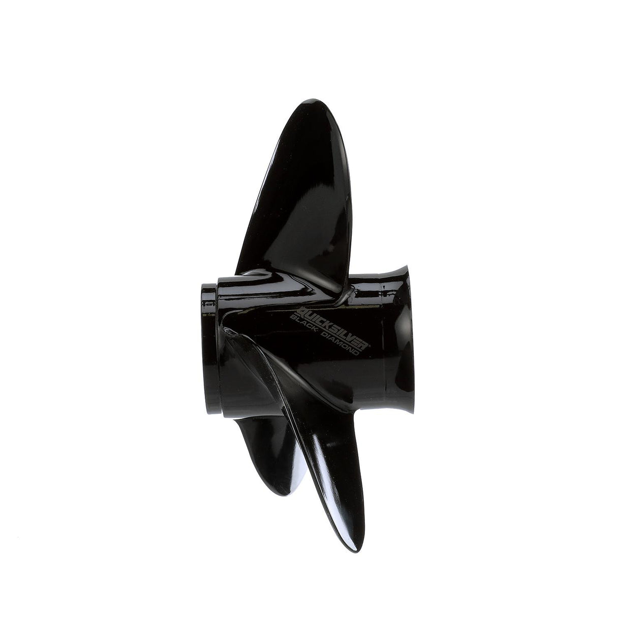 Mercury - Black Diamond Quicksilver Propeller - 3-Blade - 85 to 140 HP Evinrude - Johnson V-4 - 14 Dia. - 13 Pitch - QA3832X