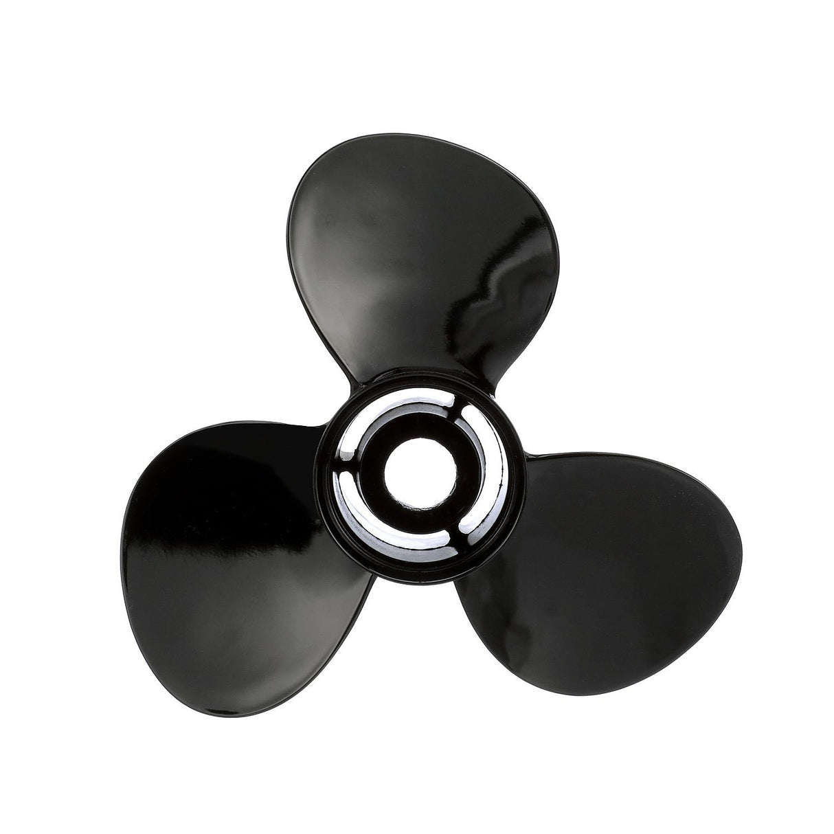 Mercury - Black Diamond Quicksilver Propeller - 3-Blade - 85 to 140 HP Evinrude - Johnson V-4 - 14 Dia. - 13 Pitch - QA3832X