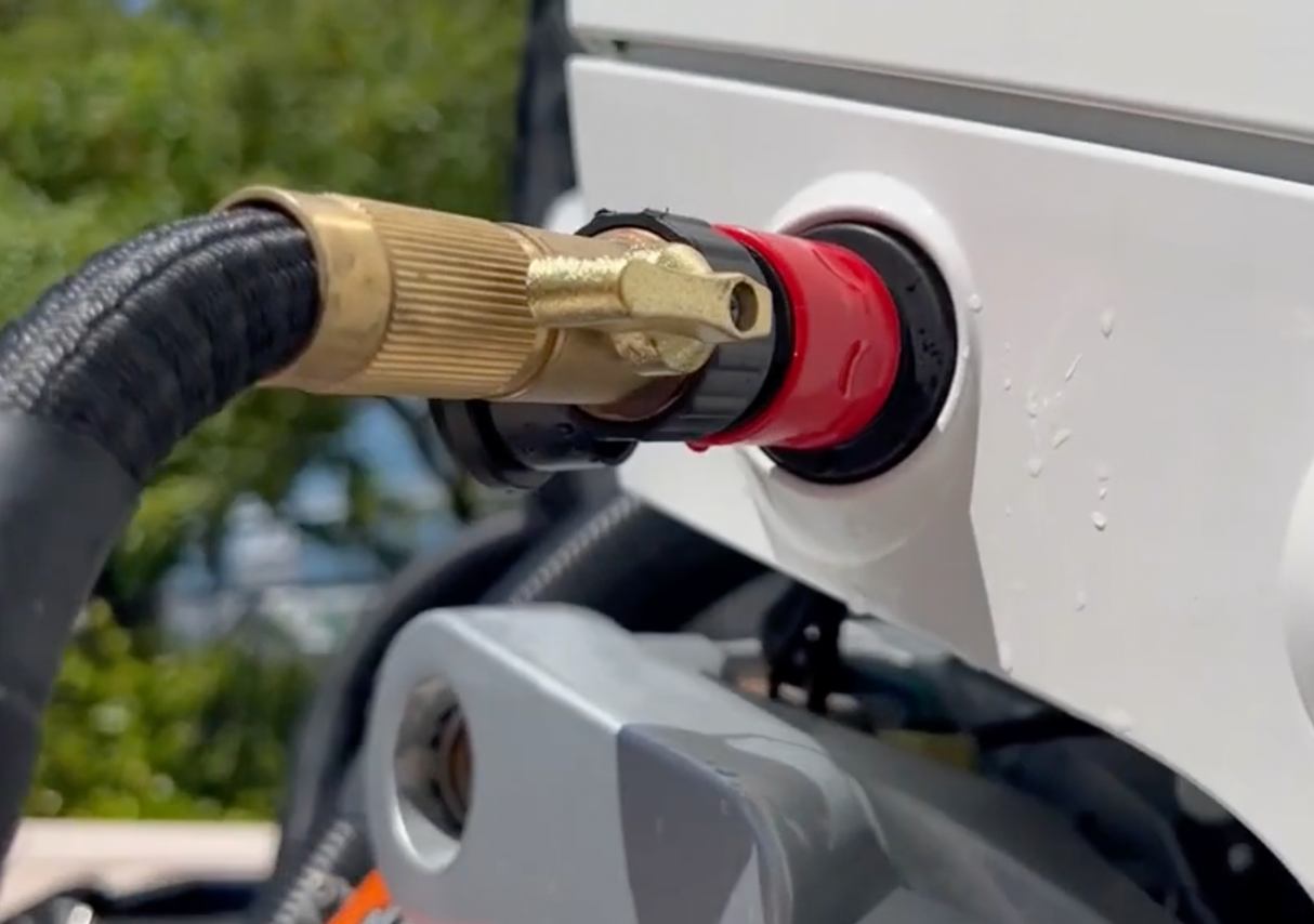 Flush-M - Mercury Outboard Flushing Solution - Black - 75-450HP Models