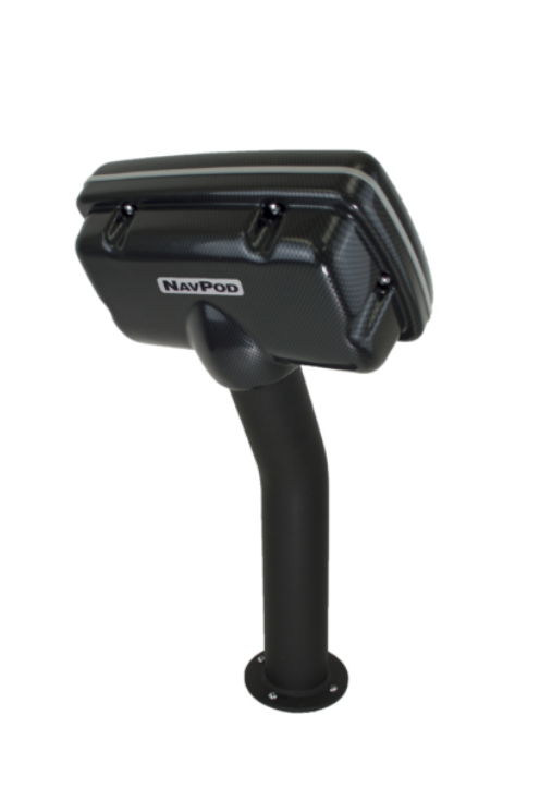 NavPod - PedestalPod w/RAM Mount Pre-Cut f/Lowrance HDS-9 Gen2 Touch, HDS-9 Gen3 HDS-9 - Carbon Black - PED4600-08-C