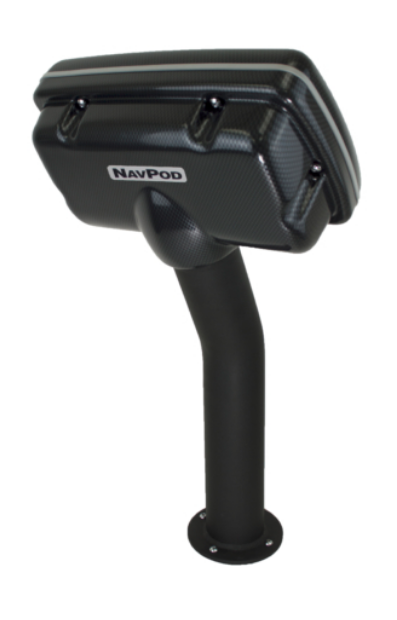 NavPod - PedestalPod Pre-Cut f/Garmin echoMAP 92sv, 93sv, 94sv 95sv - Carbon Black - PED4600-01-C