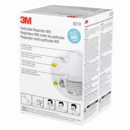 3M - Particulate Respirator - N95 - 20 Count - 8210