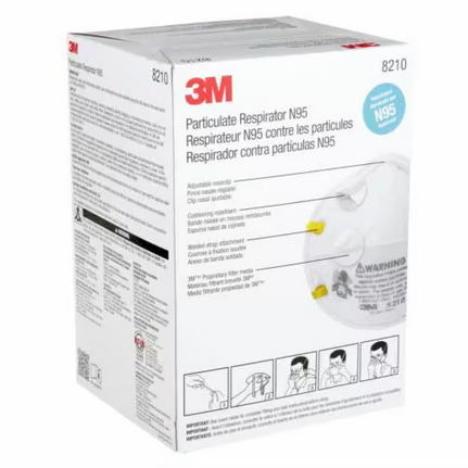 3M - Particulate Respirator - N95 - 20 Count - 8210