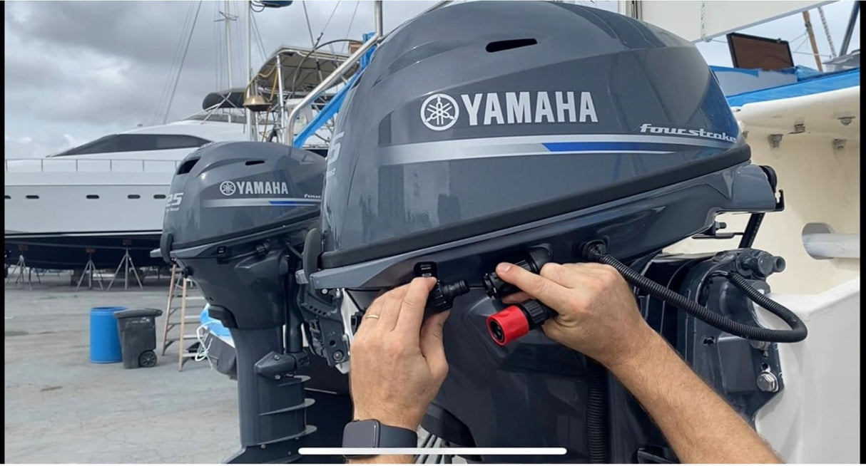 Flush-M - Yamaha Outboard Engine Flushing Solution - Quick Connect - 8HP-425HP