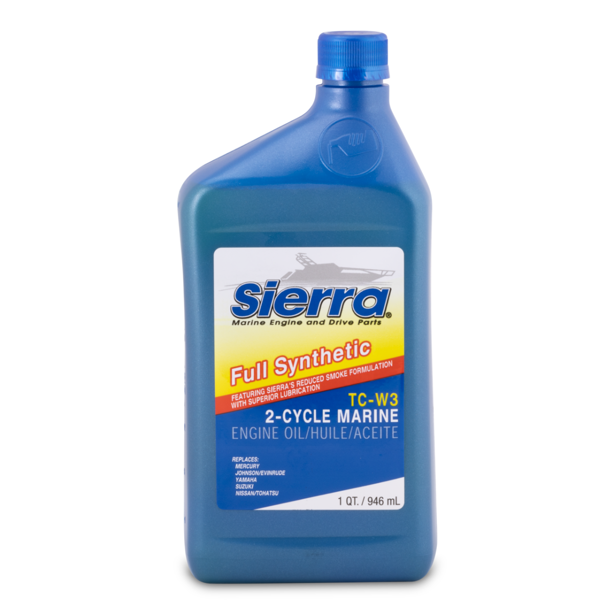 Sierra - Full Synthetic TC-W3 2 Stroke Outboard Marine Oil - 32 oz. - 95402