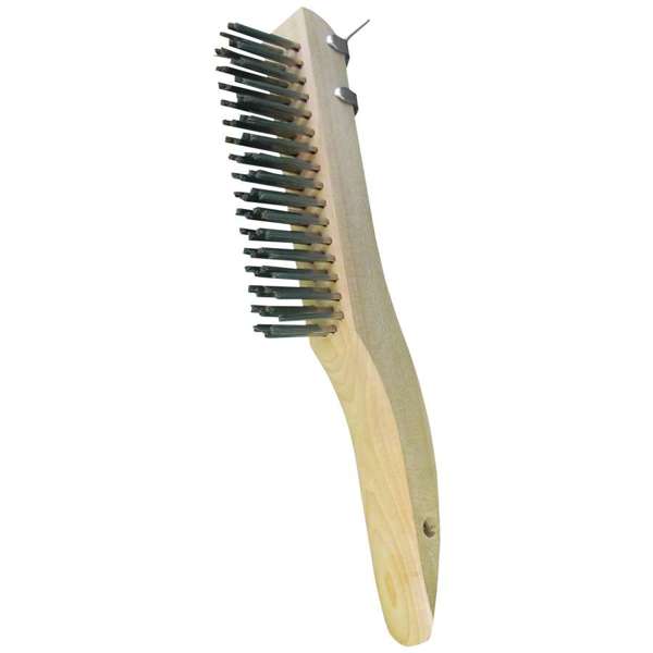 Starbrite - Stainles Steel Bristle Utility Brush With Scraper - 40058
