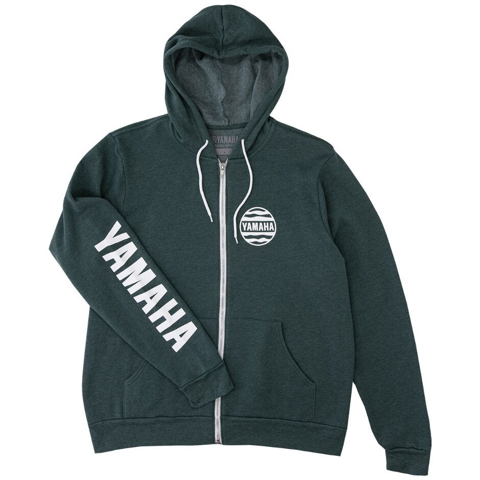 Yamaha Men's Adventure Forest Zip Hoodie - Green - L
