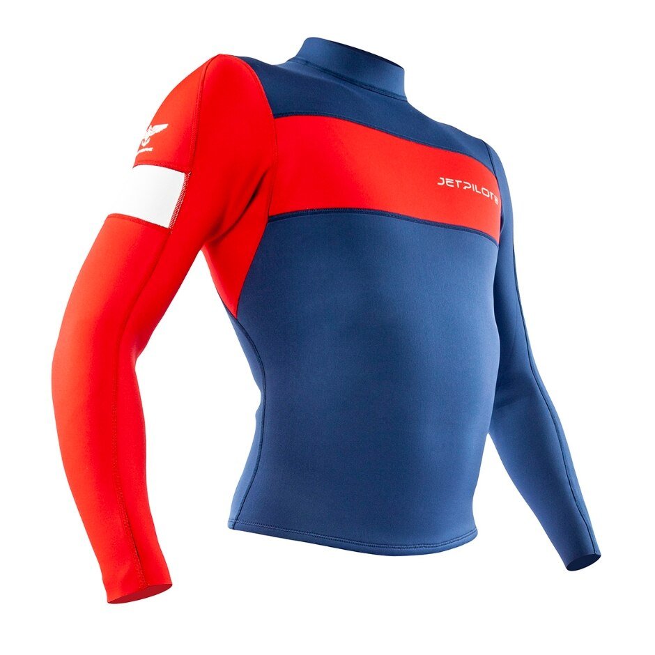 JetPilot F-86 Neoprene Ultimate Wetsuit Jacket - Men's - Blue/Red/White - 2X