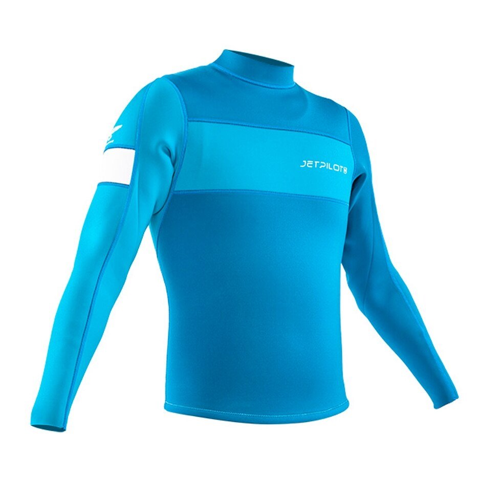 JetPilot F-86 Neoprene Ultimate Wetsuit Jacket - Men's - Aqua/Black - XS