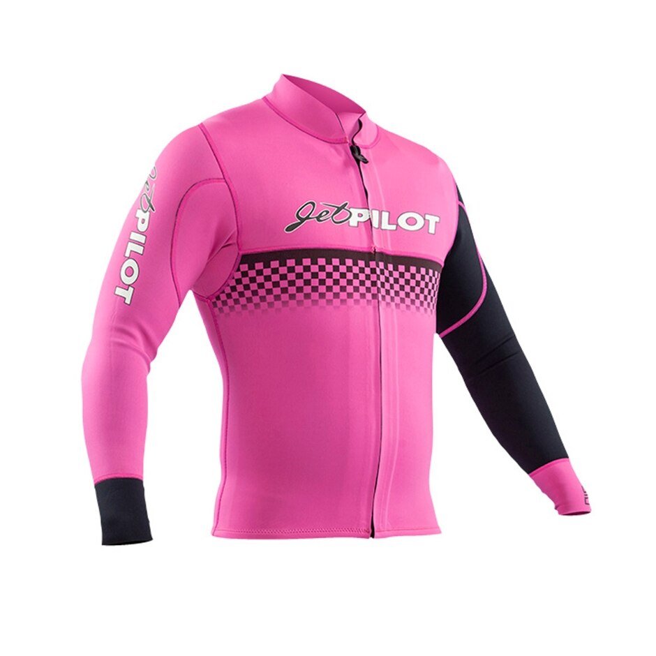 JetPilot Vintage Neoprene Wetsuit Jacket - Men's - Pink/Black - L