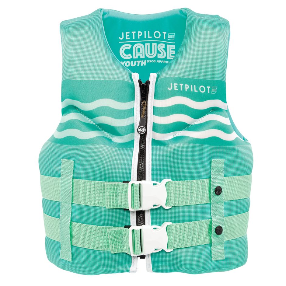Yamaha Youth JetPilot Cause Neoprene PFD-One Size-Green
