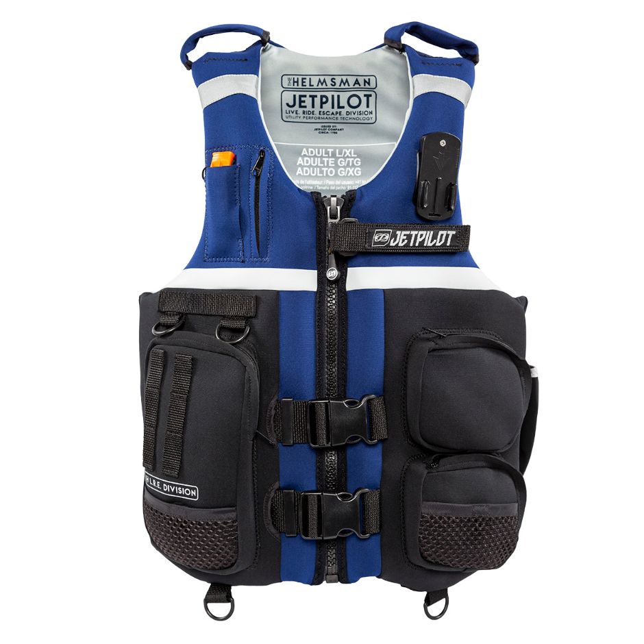 Yamaha JetPilot Helmsman Neoprene 2-Buckle PFD-2X - 3X-Black/Blue/White