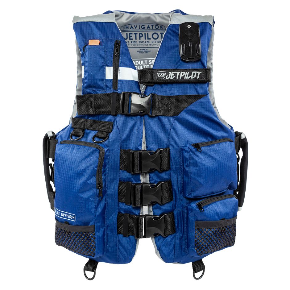 Yamaha Adult JetPilot Navigator Nylon 4-Buckle PFD-S - M-Blue/Black