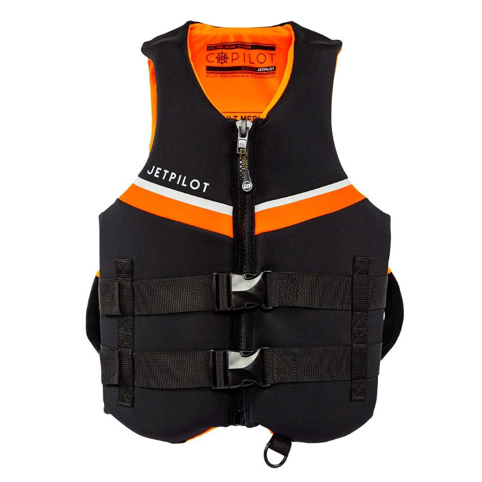 Yamaha Adult JetPilot L.R.E. Co-Pilot Neoprene 2-Buckle PFD-L - XL-Black/Orange