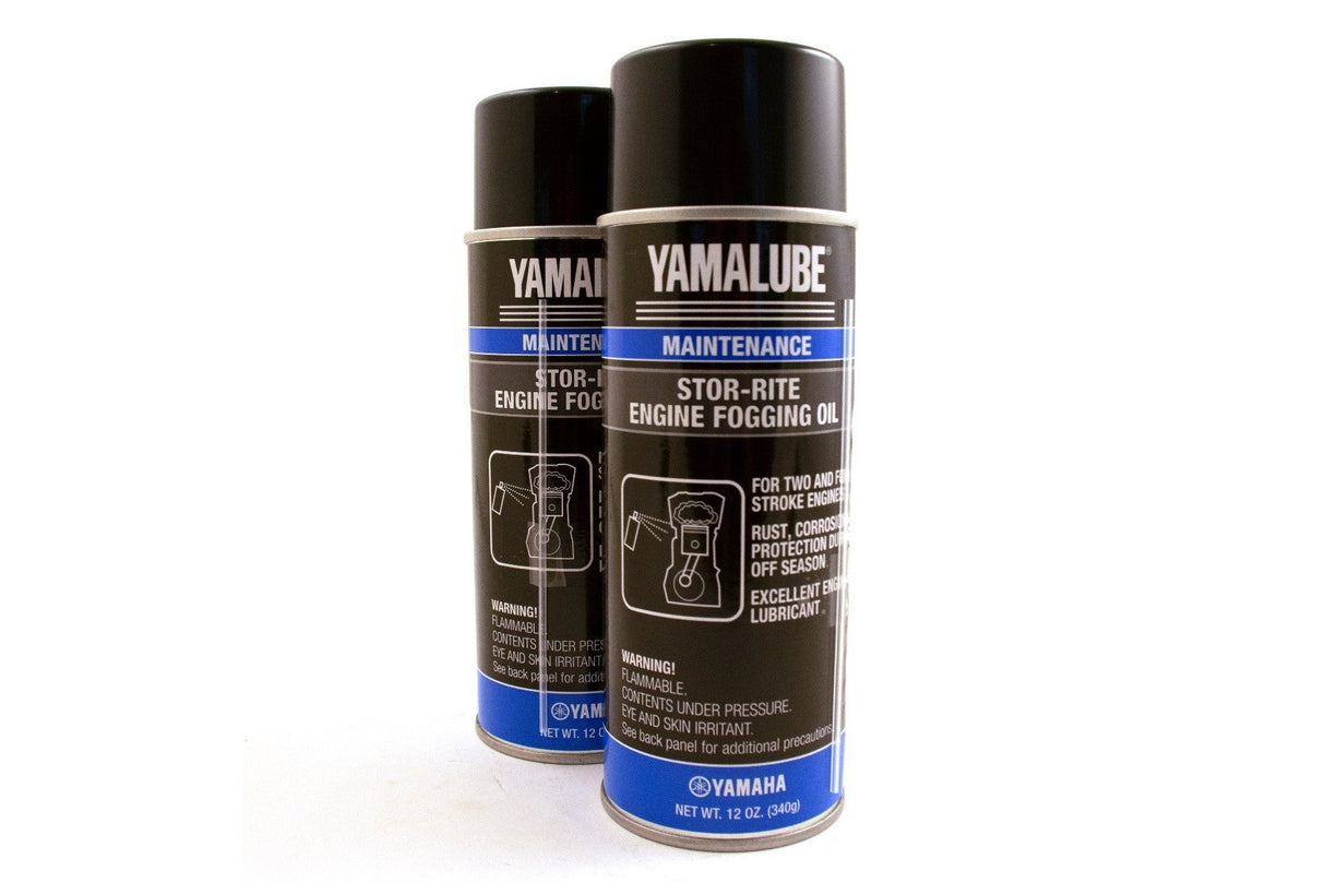 Yamaha - Yamalube Stor-Rite Engine Fogging Oil - 12 oz. - 2-Pack - ACC-STORE-RI-TE