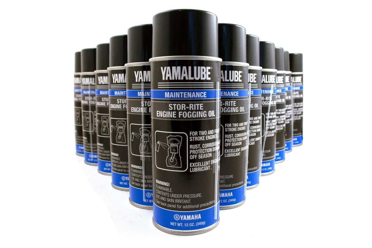 Yamaha - Yamalube Stor-Rite Engine Fogging Oil - 12 oz. - 12-Pack - ACC-STORE-RI-TE