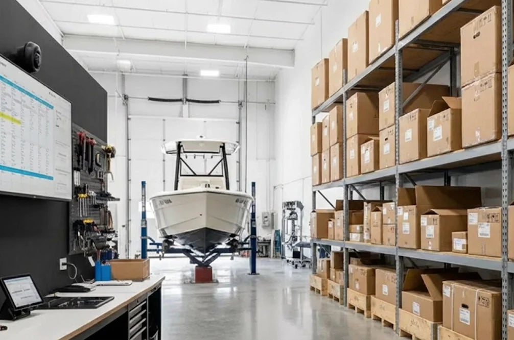 Boat Dealer Service Efficiency: Scheduling & Stocking Strategies