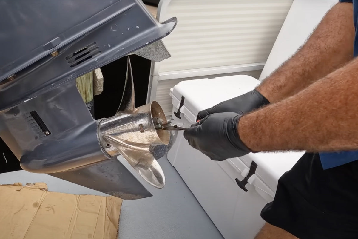 Yamaha outboard propeller replacement parts and tools for a successful DIY installation process on a boat
