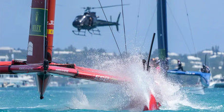 What’s it Like to “Fly” Over the Water at Close to 50 MPH on a Hydrofoiling SailGP Racing Catamaran?