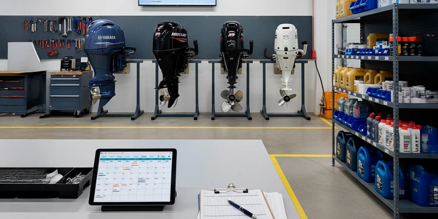 Marine Mechanic Shop Efficiency: Scheduling & Stocking Tips