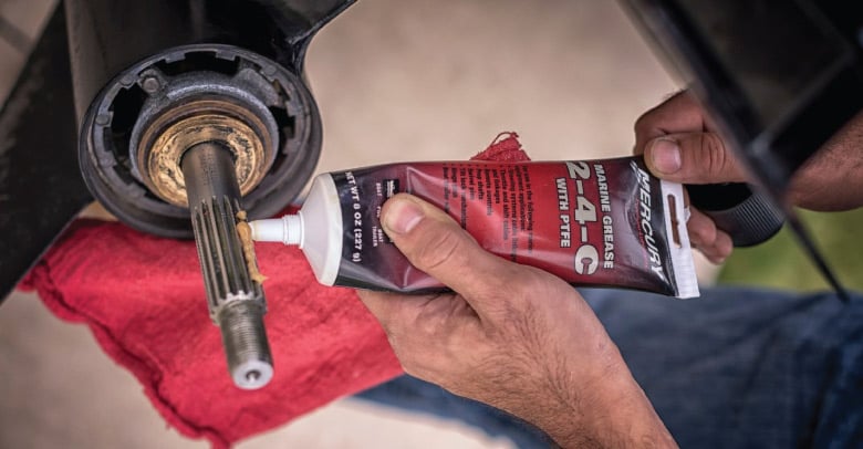 Mercury Grease Points - 4-Stroke 100-Hour Service