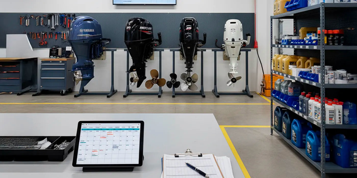 Marine Mechanic Shop Efficiency: Scheduling & Stocking Tips
