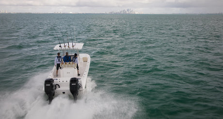 Boat on side