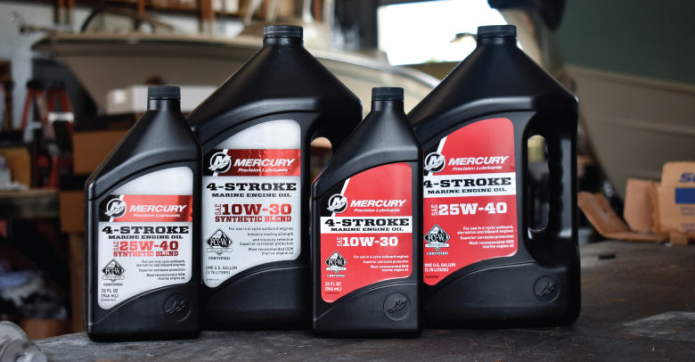 Guide to Mercury Marine Precision Oils & Lubricants