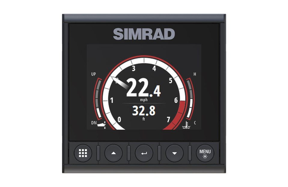 Simrad - IS42 Speed/Depth Pack - IS42 Digital Display, DST800 Ducer & N2k Backbone Starter Kit - 000-13293-001