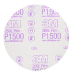 3M - Hookit Finishing Film Abrasive Disc 260L - 6 inch - P1500 Grade - 100 Pack - 00950