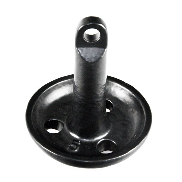 YakGear - Mushroom Anchor - 5 lb. - Black Vinyl Covered - 01-0010-01B