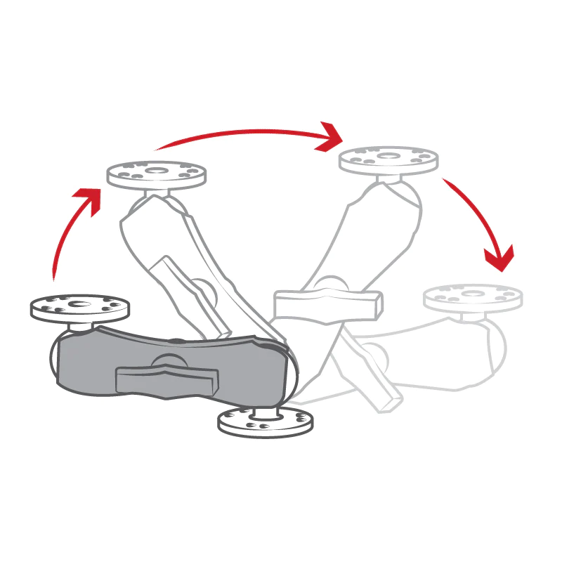 RAM Mounts - STANDARD ARM FOR 1" BALL BASE - RAMB201U