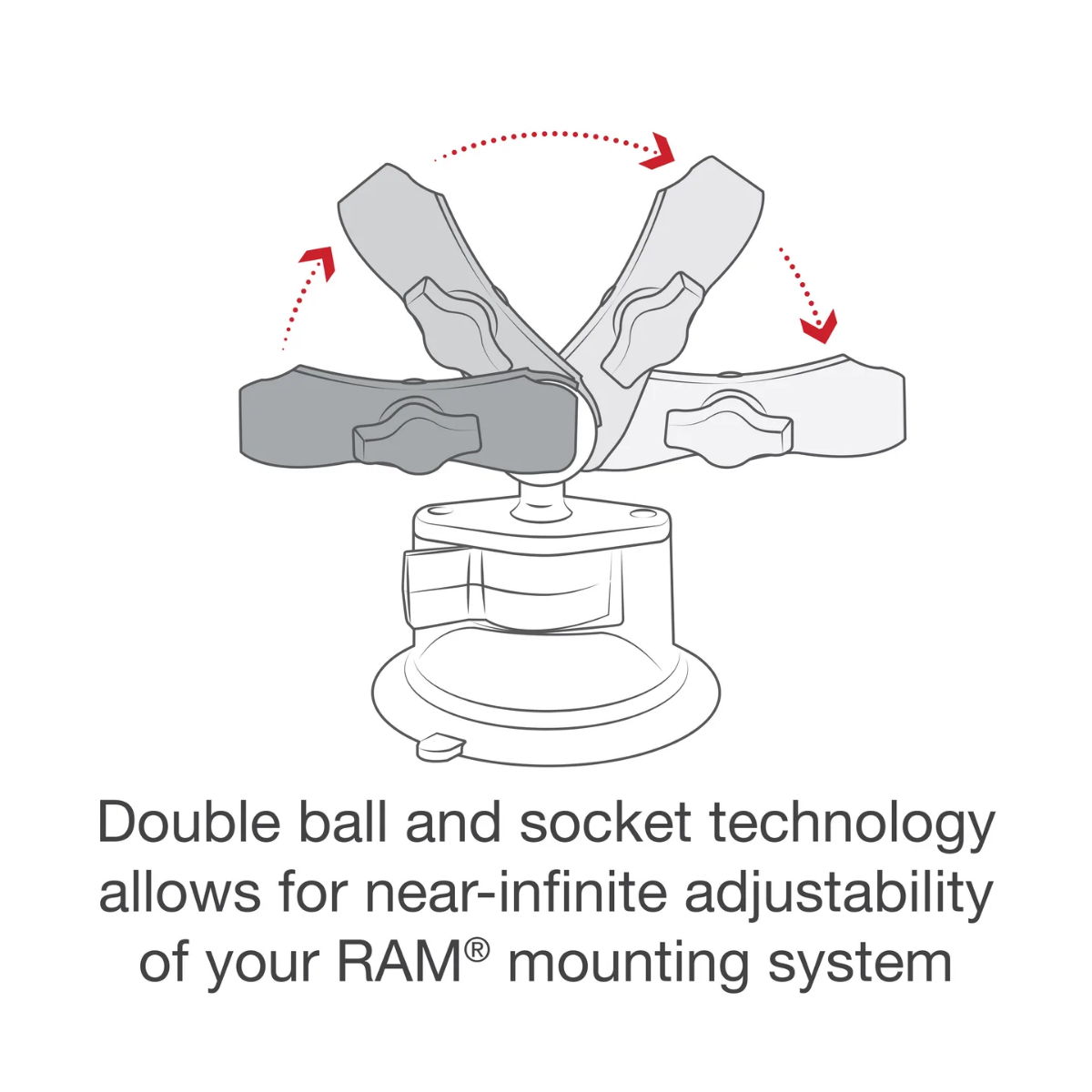 RAM Mounts - SUCTIONPHONE MOUNT - RAMB166UN10