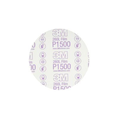 3M - Hookit Abrasive Disc Value Pack - 6 inch - P1500 Grade - 25 Pack - 01184