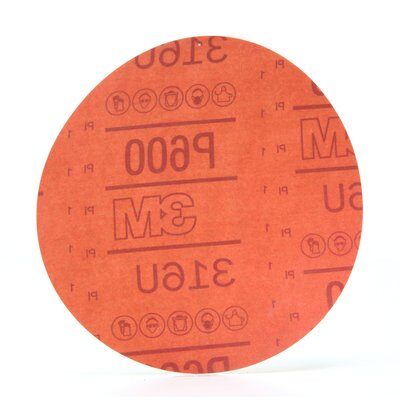 3M - Hookit Red Abrasive Disc Value Pack - 6 inch - P600 Grade - 50 Pack - 01189