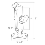 RAM Mount - Base Screw Down Mount - Requires RAM Cradle - RAM-B-138U