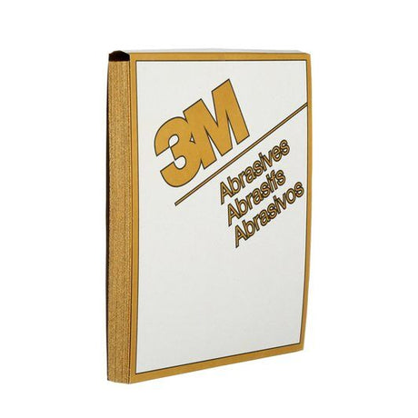 3M - Gold Abrasive Sheet - P400 Grade - 9 inch x 11 inch - 50 Pack - 02539