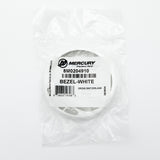 Mercury – Bezel | White | Fits 3-3/8" (85 mm) SC1000 System Gauges & MercMonitors | 8M0204910