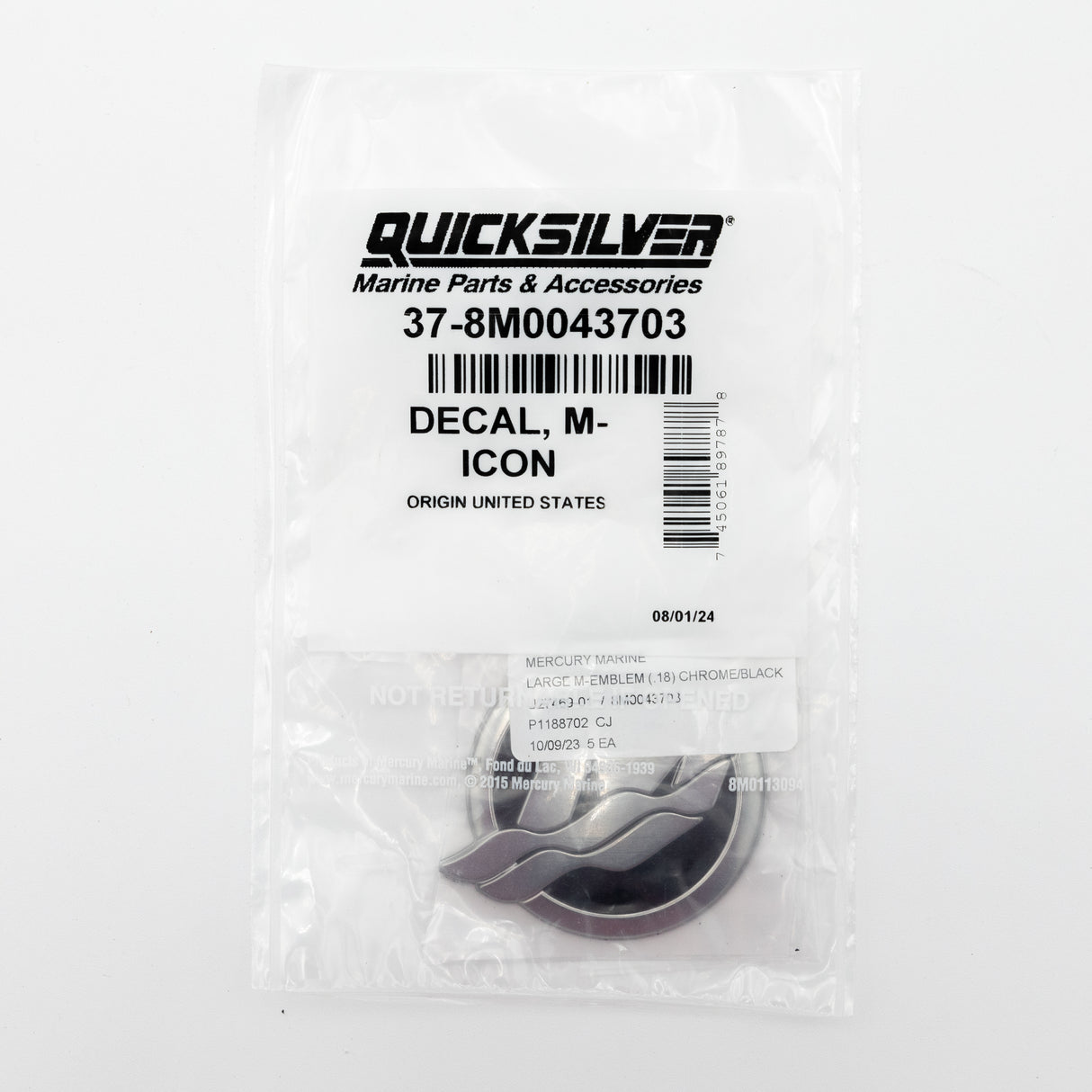 Mercury - M-Icon Decal - 37-8M0043703