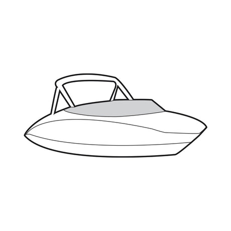 Yamaha Boat Cockpit Cover with Snaps - 242 Limited S - 2010-2014 - Taupe - MAR-242CC-VR-TP