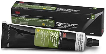 3M - Yellow Super Weatherstrip and Gasket Adhesive - 5 oz - 08001