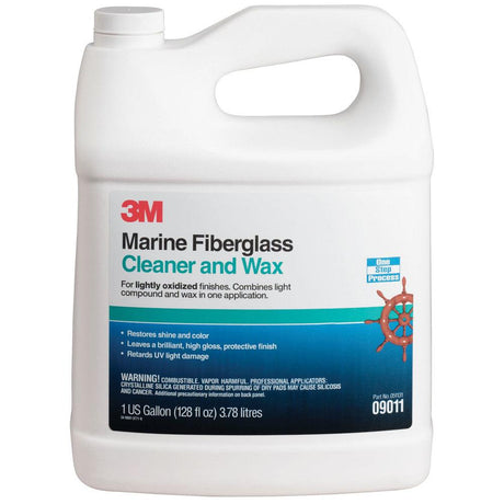3M - Marine Cleaner and Wax - f/ Fiberglass - 1 Gallon - 09011