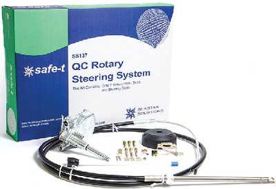 Seastar Solutions - Safe-t Quick Connect Rotary Steering Kit - SS13714 - 14' Includes Steering Cable