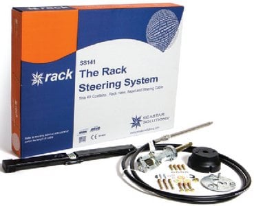 Seastar Solutions - The Rack Steering Kit, Single - SS14113 - Includes 13' Steering Cable